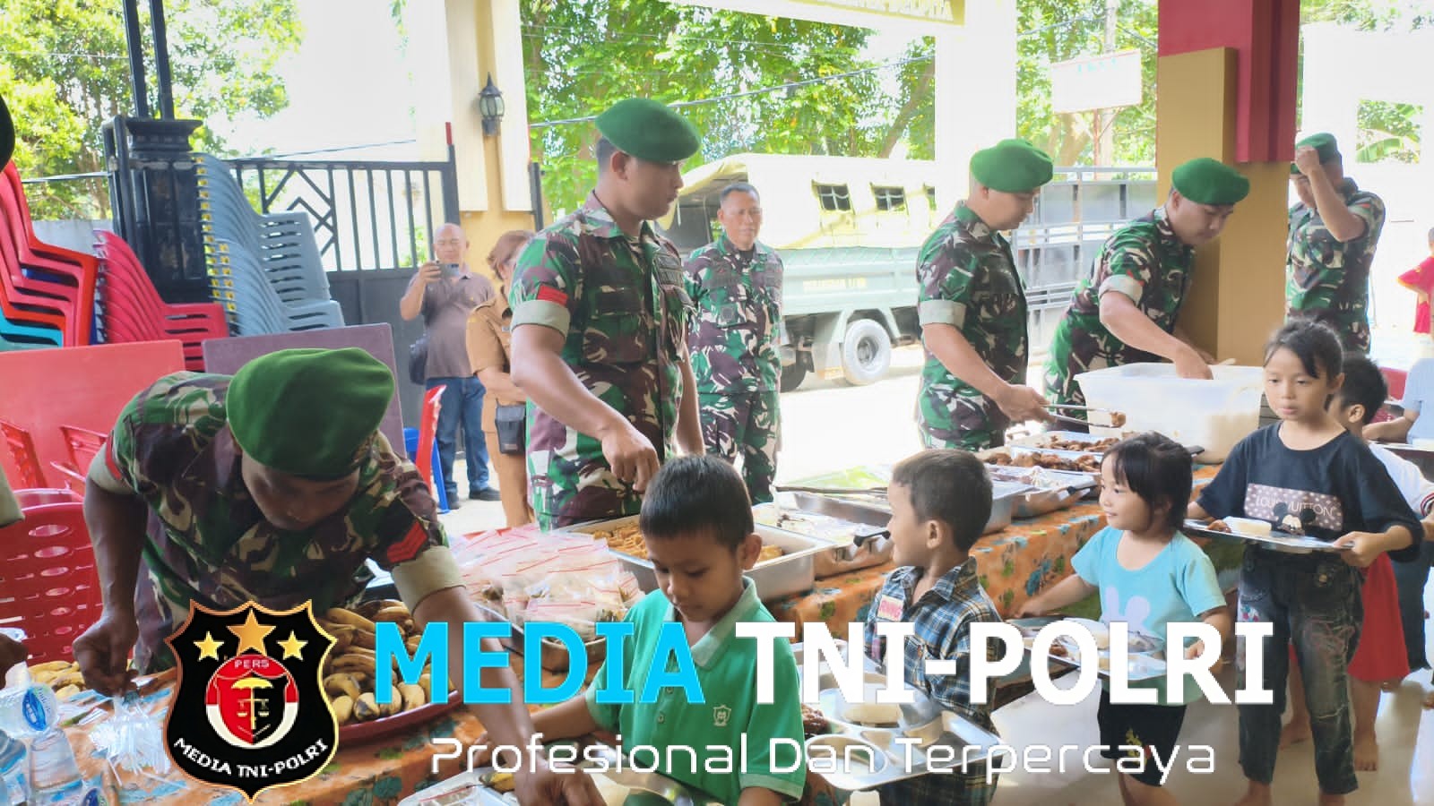 Kodam I/BB Salurkan 250 Paket Makan Sehat Bergizi ke Panti Asuhan di Medan