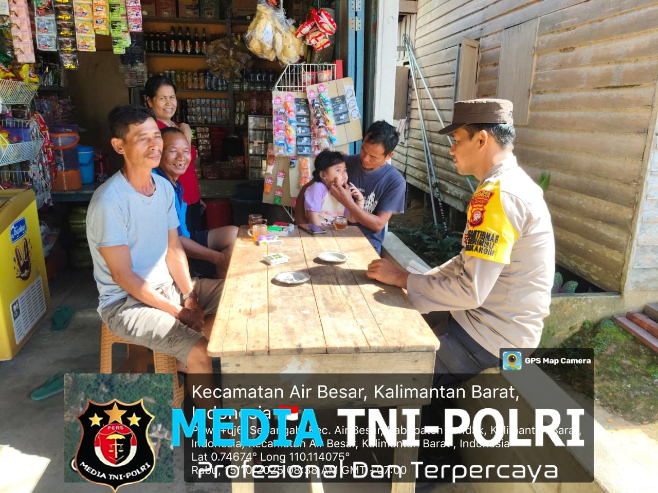 Pastikan Wilayah Kondusif, Polsek Air Besar Intensifkan Patroli Siang Hari