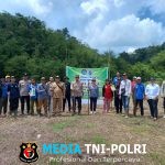 Kapolsek Menyuke Pimpin Kegiatan Penanaman Jagung 1 Desa 1 Hektar Di Desa Lintah Betung