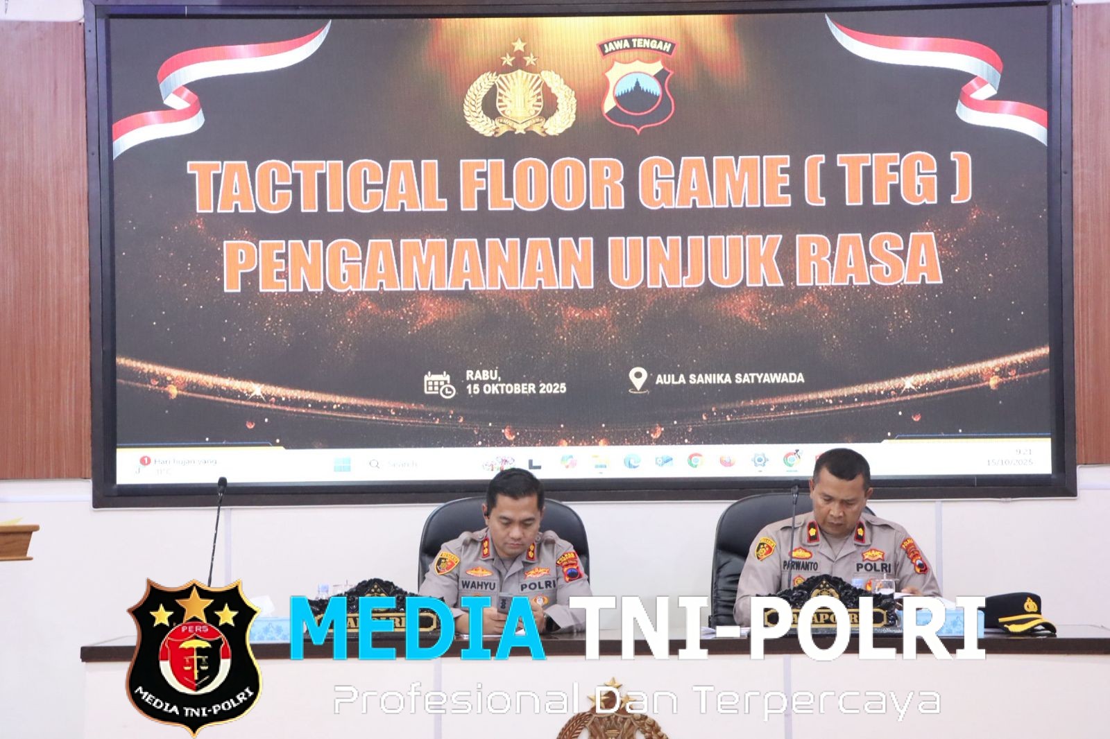 Polres Wonogiri Gelar Pelatihan TFG Pengamanan Unjuk Rasa 2025, Wujudkan Profesionalisme dan Kesiapsiagaan Personel