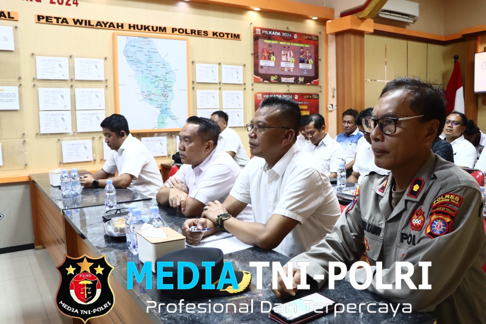 Polres Kotim Mengikuti Video Conference Sosialisasi UU No 1 Tahun 2023 tentang KUHP