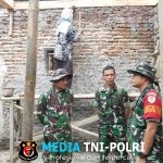 Dansatgas TMMD Ke-126 Tinjau Progres Pekerjaan Rehab RTLH Yang Sudah Capai 20 Persen