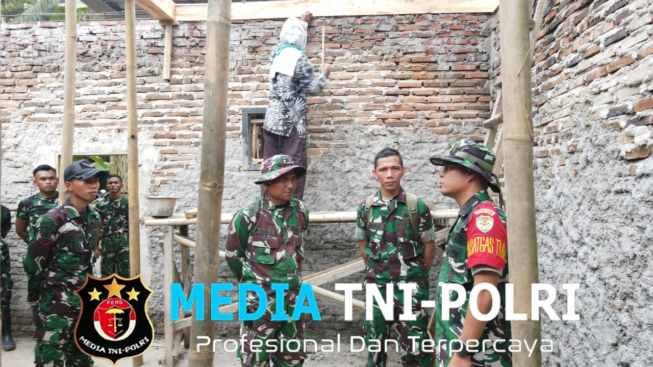 Dansatgas TMMD Ke-126 Tinjau Progres Pekerjaan Rehab RTLH Yang Sudah Capai 20 Persen