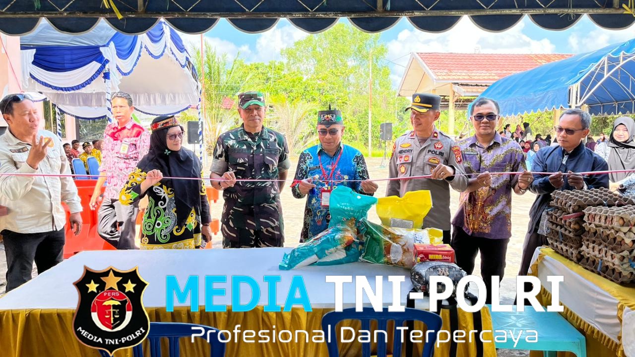 Peringati Hari Pangan Sedunia, Perwira Penghubung Kabupaten Seruyan Hadiri Gerakan Pangan Murah