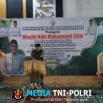 Dandim 0103/Aceh Utara Hadiri Peringatan Maulid Nabi di Masjid Islamic Center Lhokseumawe