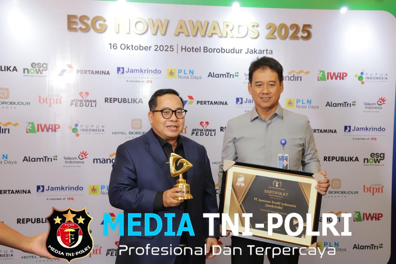 Jamkrindo Raih Penghargaan Sustainable Operation Initiative