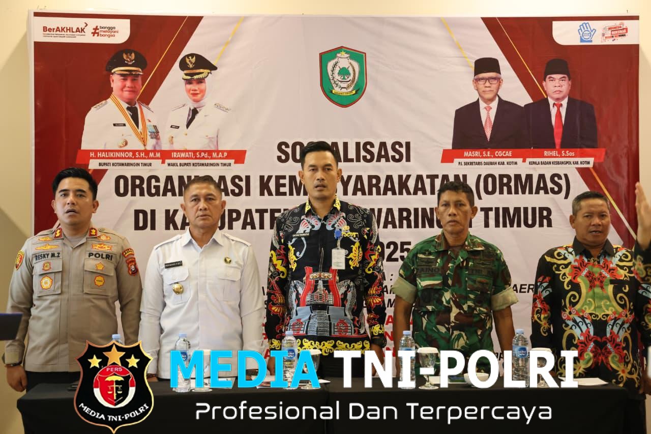 Kapolres Kotim Hadiri Pembukaan Sosialisasi Ormas Di Kabupaten Kotim Tahun 2025