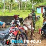 Cegah Gangguan Kamtibmas, Babinsa dan Bhabinkamtibmas OKABA Sweeping Miras