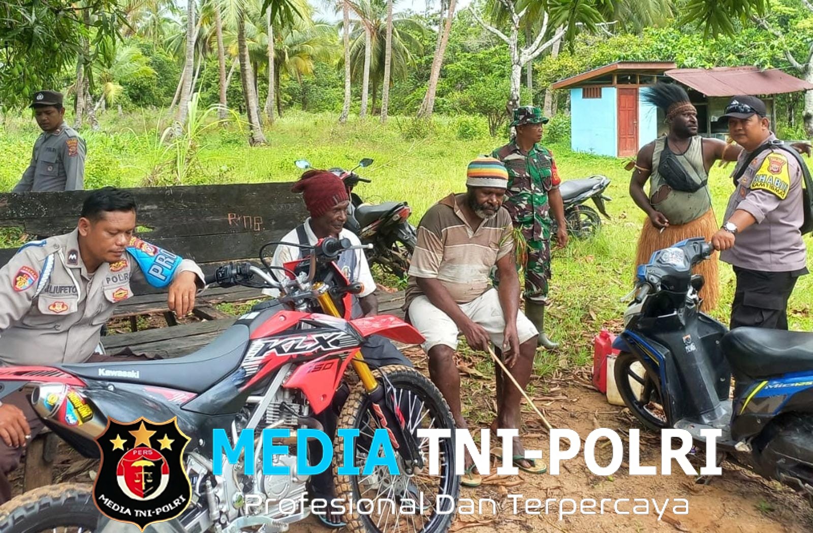 Cegah Gangguan Kamtibmas, Babinsa dan Bhabinkamtibmas OKABA Sweeping Miras