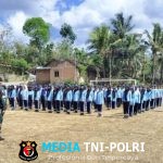TNI Beri Pelatihan Kedisiplinan Dan Kekompakan Siswa SMPN 4 Purwantoro