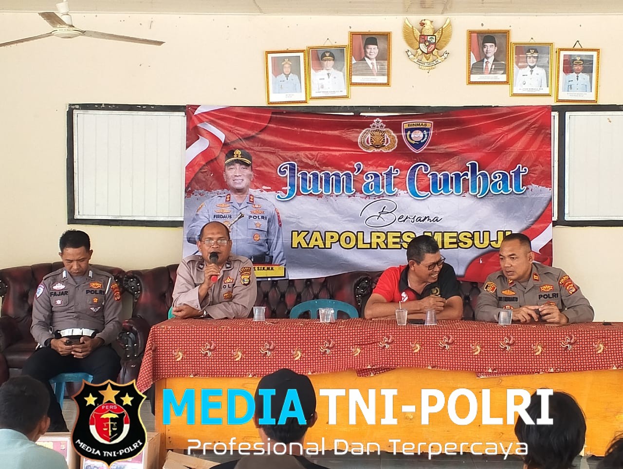 Polsek Tanjung Raya Gelar Rutin Jumat Curhat dan Serap Aspirasi Masyarakat dalam Menjaga Situasi Kamtibmas