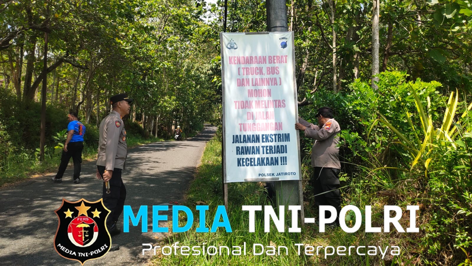 Jalur Ekstrem Tunggangan Wonogiri Dipasangi Banner Peringatan, Bus dan Truk Dilarang Melintas!