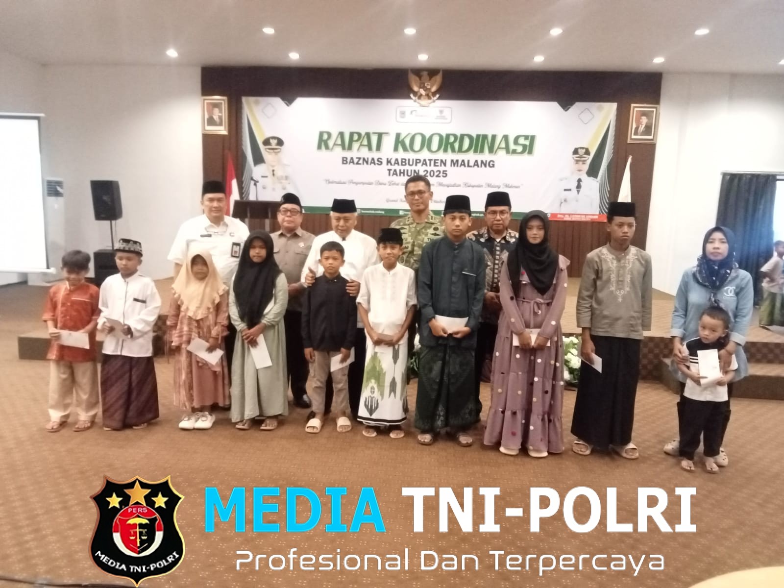 Dandim 0818/Malang Batu Hadiri Rapat Koordinasi Baznas Kabupaten Malang Tahun 2025