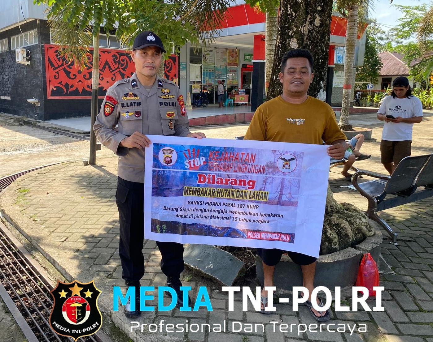 Aipda Ria Latif Ajak Masyarakat Tidak Melakukan Pembakaran Hutan dan Lahan