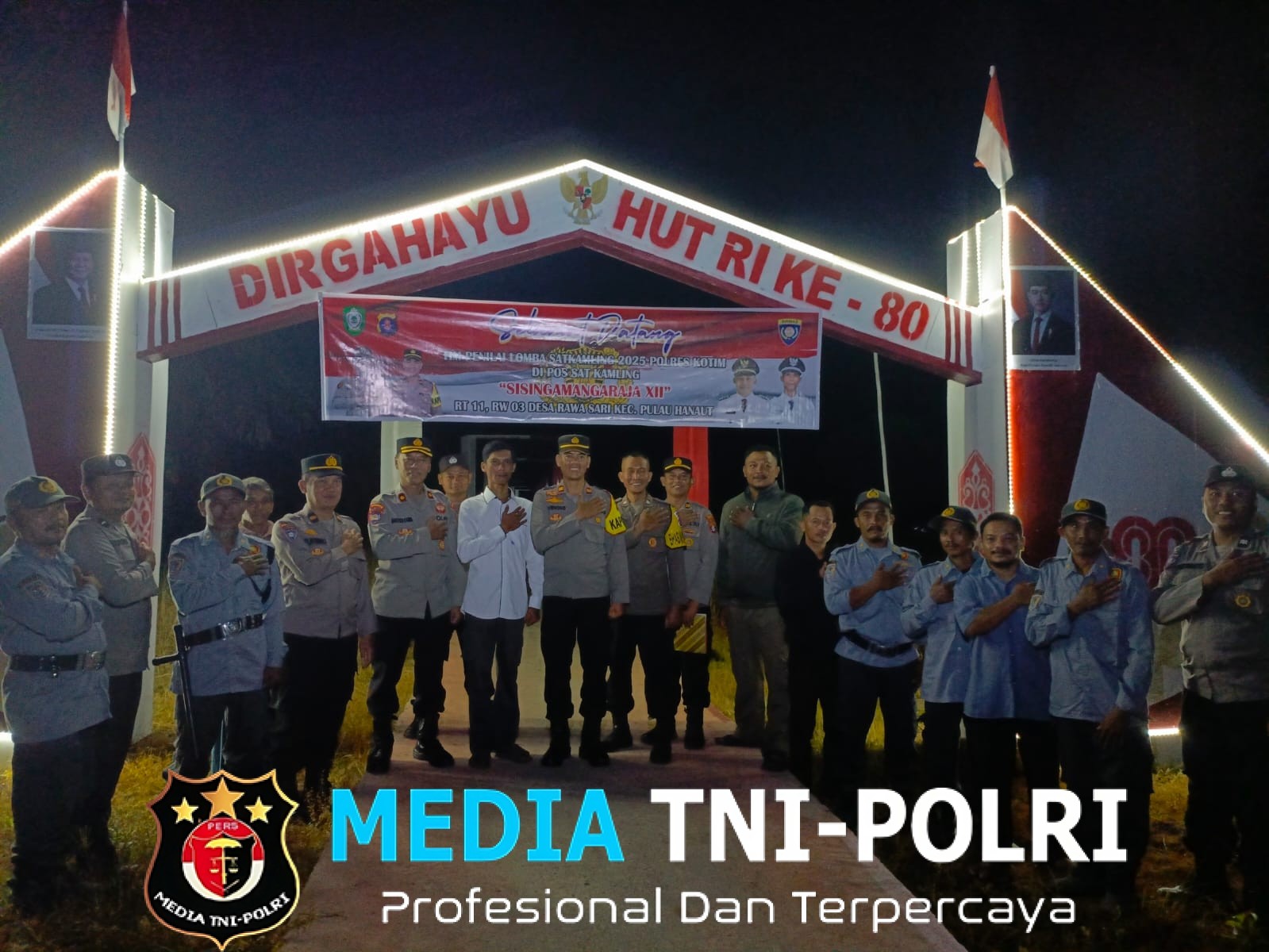 Sat Binmas Polres Kotim Laksanakan Giat Lomba Satkamling