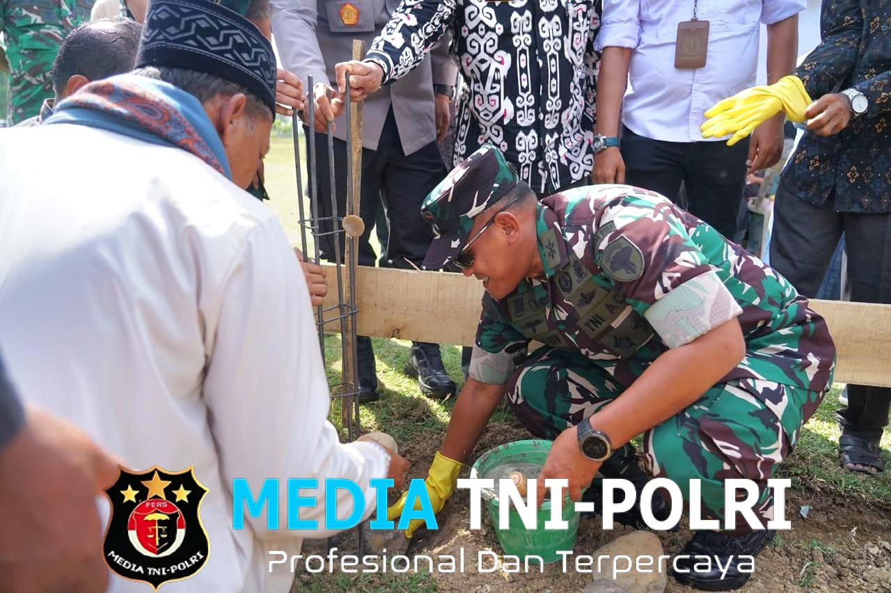 Dandim 0103/Aceh Utara Hadiri Peletakan Batu Pertama Koperasi Merah Putih, Tonggak Kebangkitan Ekonomi Desa