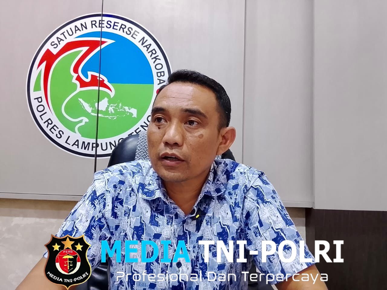 Kasat Narkoba Polres Lampung Tengah Amankan Pria Edarkan Ganja Asal Aceh di Sekitar TPU