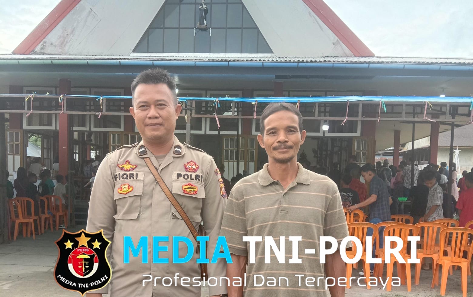 Personel Subsektor Sompak amankan Ibadah Misa Minggu Pagi