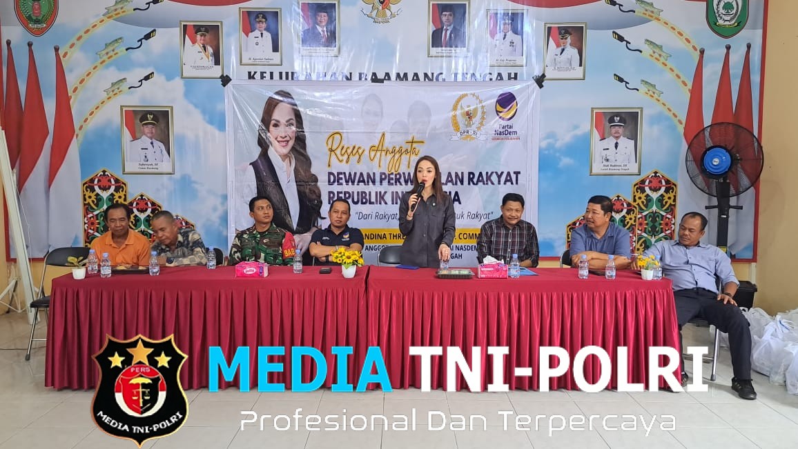 Anggota DPR RI Andina Theresia Narang Reses ke Kabupaten Kotawaringin Timur di Kantor Kelurahan Baamang Tengah