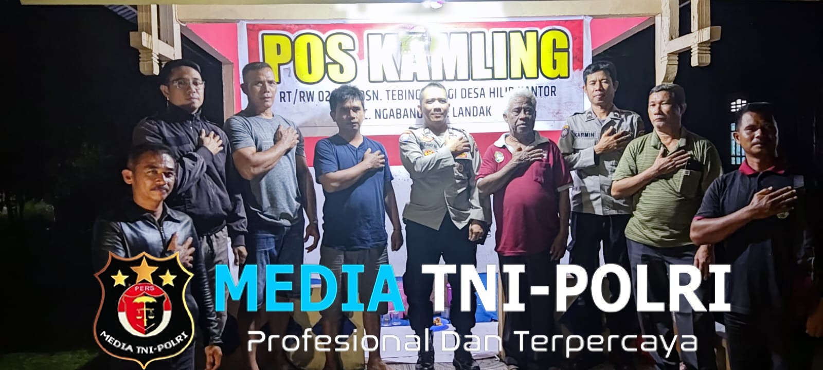 Satbinmas Polres Landak Bangun Kepedulian Warga Melalui Pos Kamling Tebing Tinggi