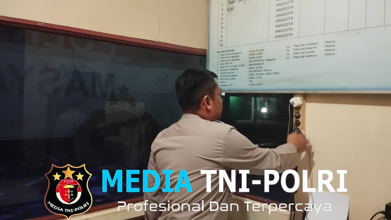 Samapta Polsek Menyuke Cek dan Kontrol Instalasi Listrik