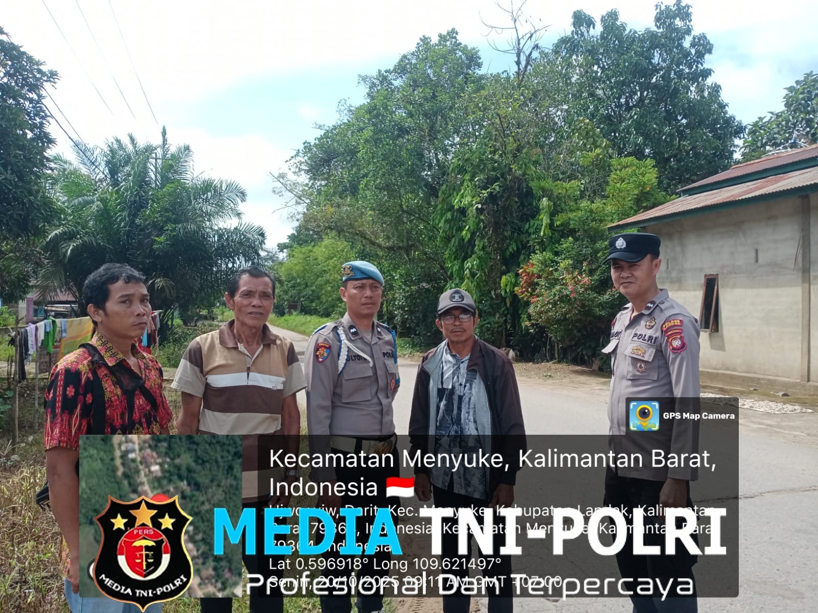 Polsek Menyuke Laksanakan Patroli Di Siang Jaga Kamtibmas