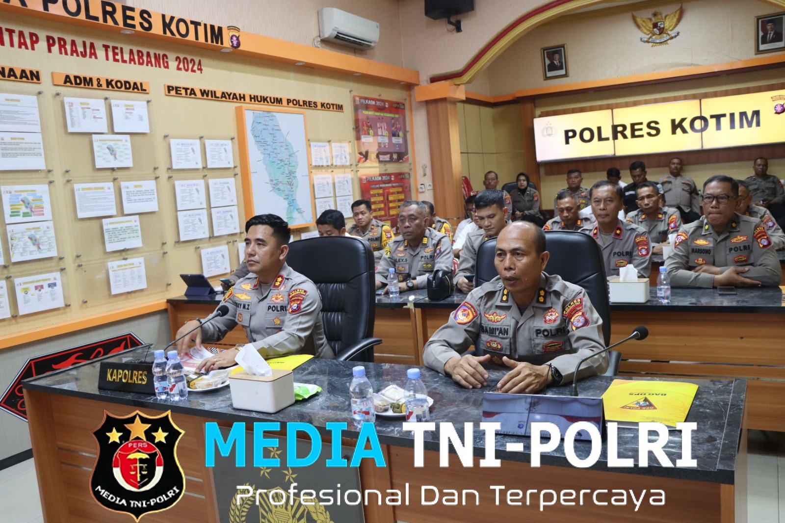 Kapolda Kalteng Pimpin Anev Sitkamtibmas Terkini