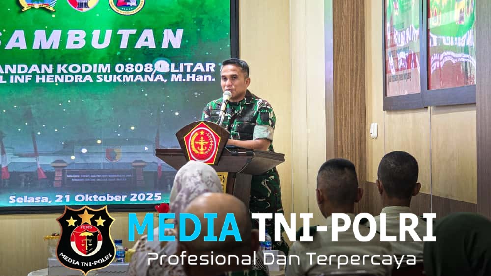 Dandim 0808 Blitar Beri Motivasi Kepemimpinan kepada Siswa SMA Negeri 5 Taruna Brawijaya