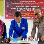 Bidhumas Polda Sulteng Teken MoU dengan Fakultas Sastra Unisa, Wujudkan Proyek Perubahan SIIP