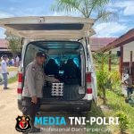 Polsek Meranti Monitoring Pendistribusian Program Makan Bergizi Gratis di Kecamatan Meranti