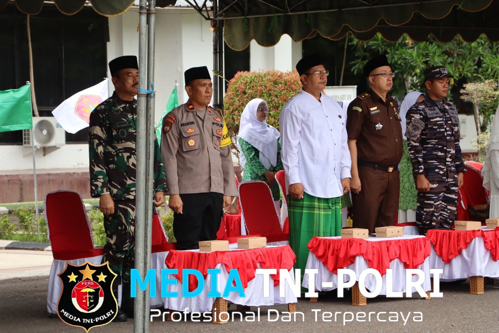 Komandan Kodim 1015/Sampit Hadiri Upacara Peringatan Hari Santri Nasional