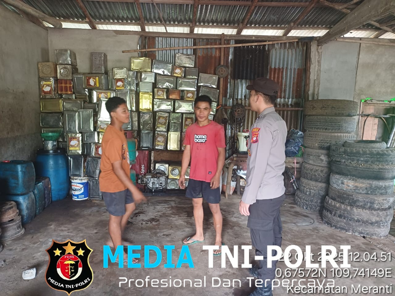 Polsek Meranti Intensifkan Patroli Siang, Ciptakan Situasi yang Aman dan Kondusif