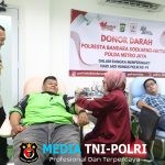HUT Humas Polri ke-74, Sie Humas Polresta Bandara Soetta Donor Darah