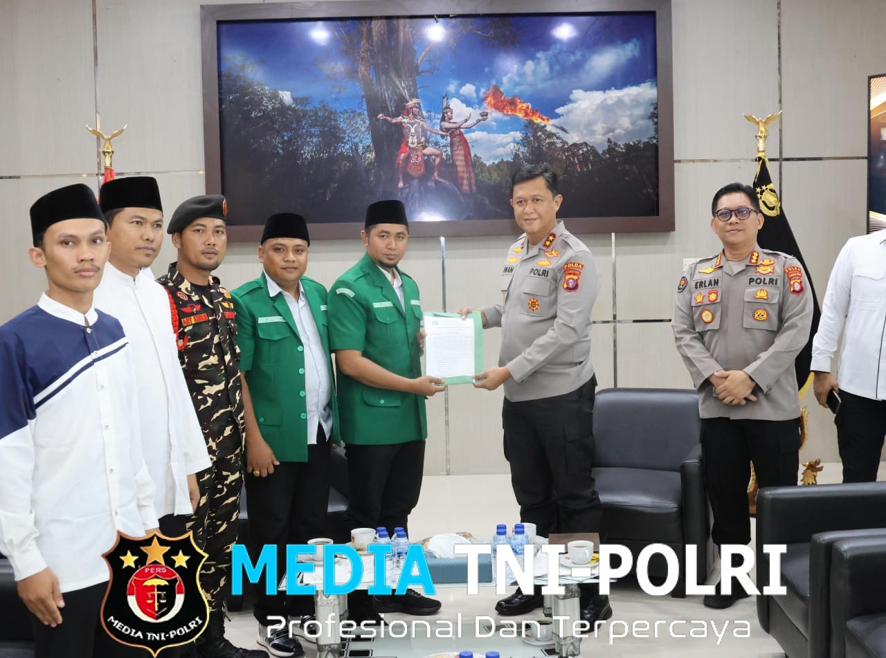 Kapolda Kalteng Terima Aduan GP Ansor Palangka Raya Terkait Dugaan Penghinaan terhadap Ulama dan Pesantren