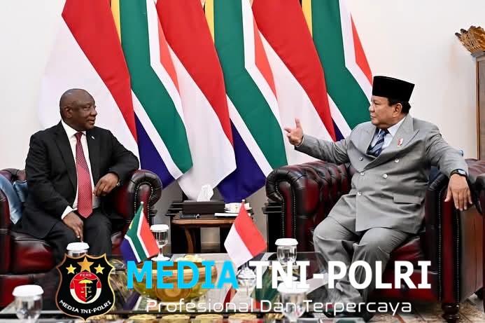 Presiden Prabowo Sambut Presiden Ramaphosa Persahabatan Dunia Selatan yang Semakin Erat