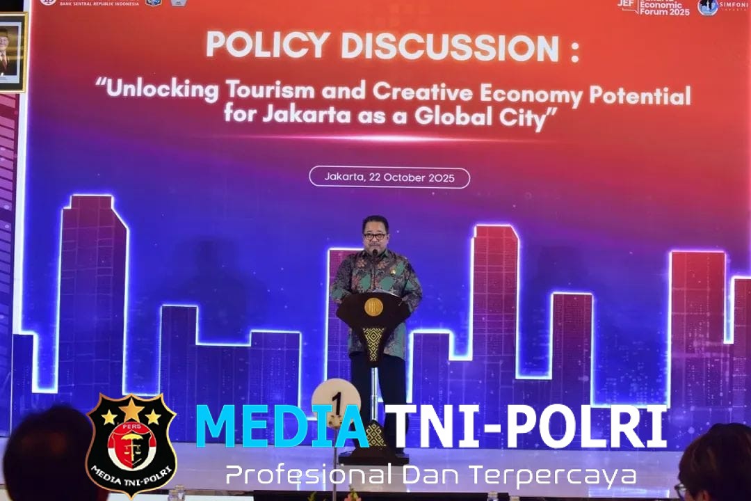 Dukung Transformasi Jakarta, Korps Marinir TNI AL Hadiri Diskusi Potensi Pariwisata dan Ekonomi Kreatif