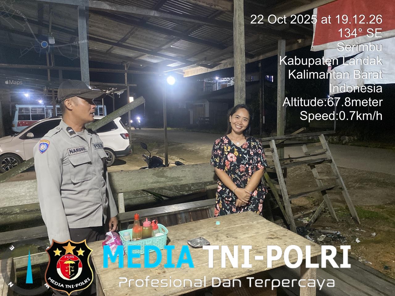 Patroli Sambil Silaturahmi, Polisi Air Besar Ajak Warga Jaga Keamanan Lingkungan