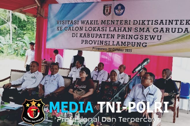 Wamen Diktisaintek Visitasi Ke Calon Lokasi Sekolah Garuda Di Pringsewu