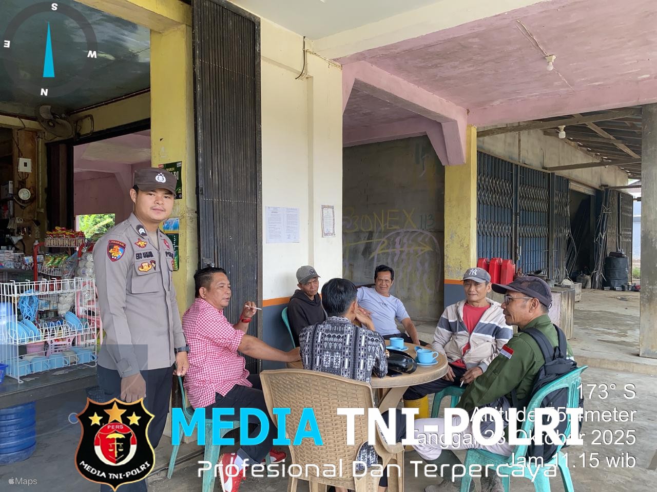 Polsek Meranti Patroli Siang Hari Ciptakan Kondusifitas yang Aman