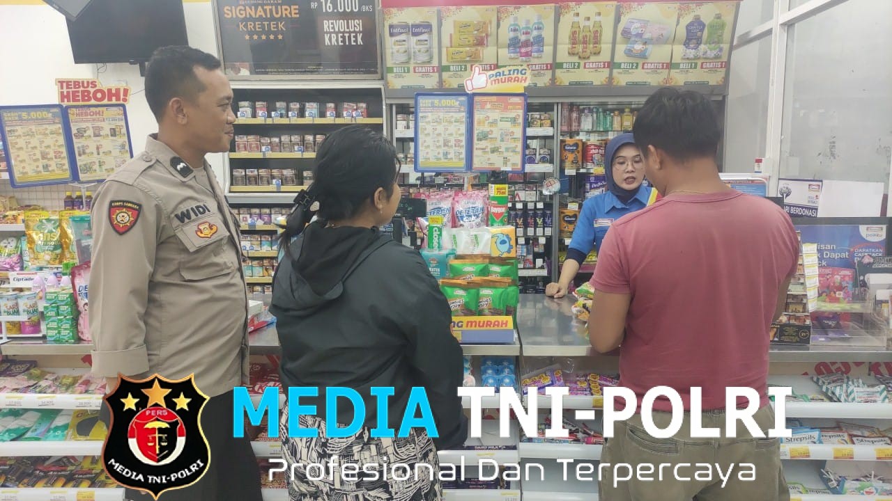 Pantau Situasi, Polsek Menjalin Rutinkan Giat Patroli Malam