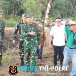 Pangdam XXIII/Palaka Wira Tinjau Langsung Program Cetak Sawah Rakyat di Morowali Utara