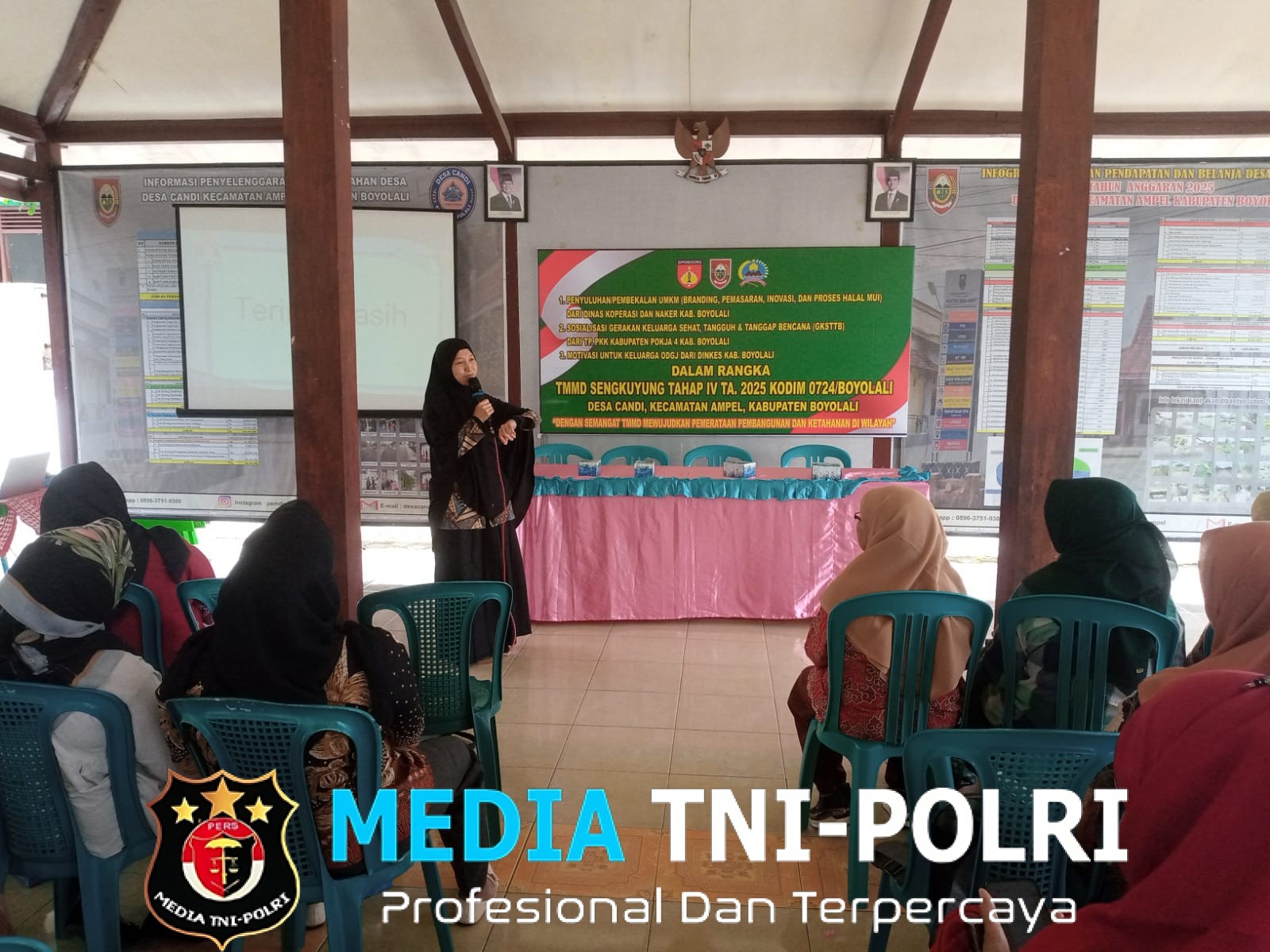 Satgas TMMD Gandeng Dinas Koperasi Dorong UMKM Desa Candi Naik Kelas