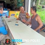 Kapolsek Sebangki Sambangi Warga Desa Agak, Pererat Silaturahmi dan Jaga Kamtibmas