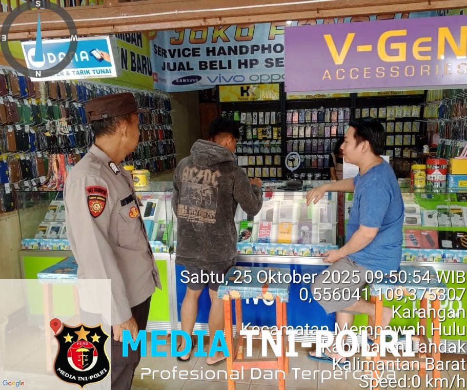 Polsek Kuala Behe Gelar GPM Lakukan Penjualan Beras SPHP ke Masyarakat Desa