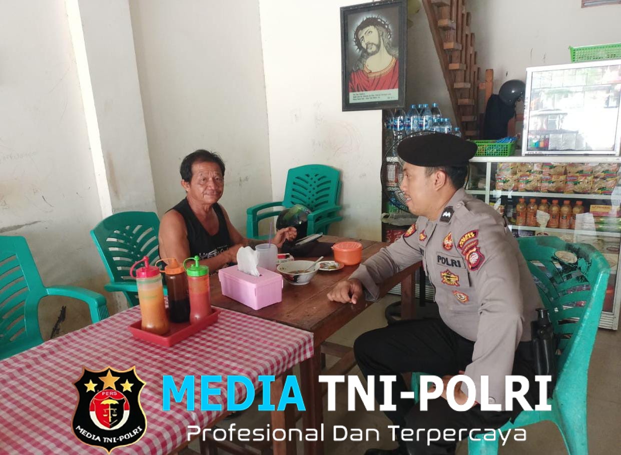 Polsek Menjalin Gelar Patroli Siang dan Dialog Santai Bahas Kamtibmas di Tengah Masyarakat