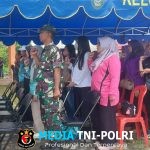 Bati Komsos Koramil 1015-01/Mentaya Hilir Selatan Hadiri Bakti Sosial Dalam Rangka HKN ke 61