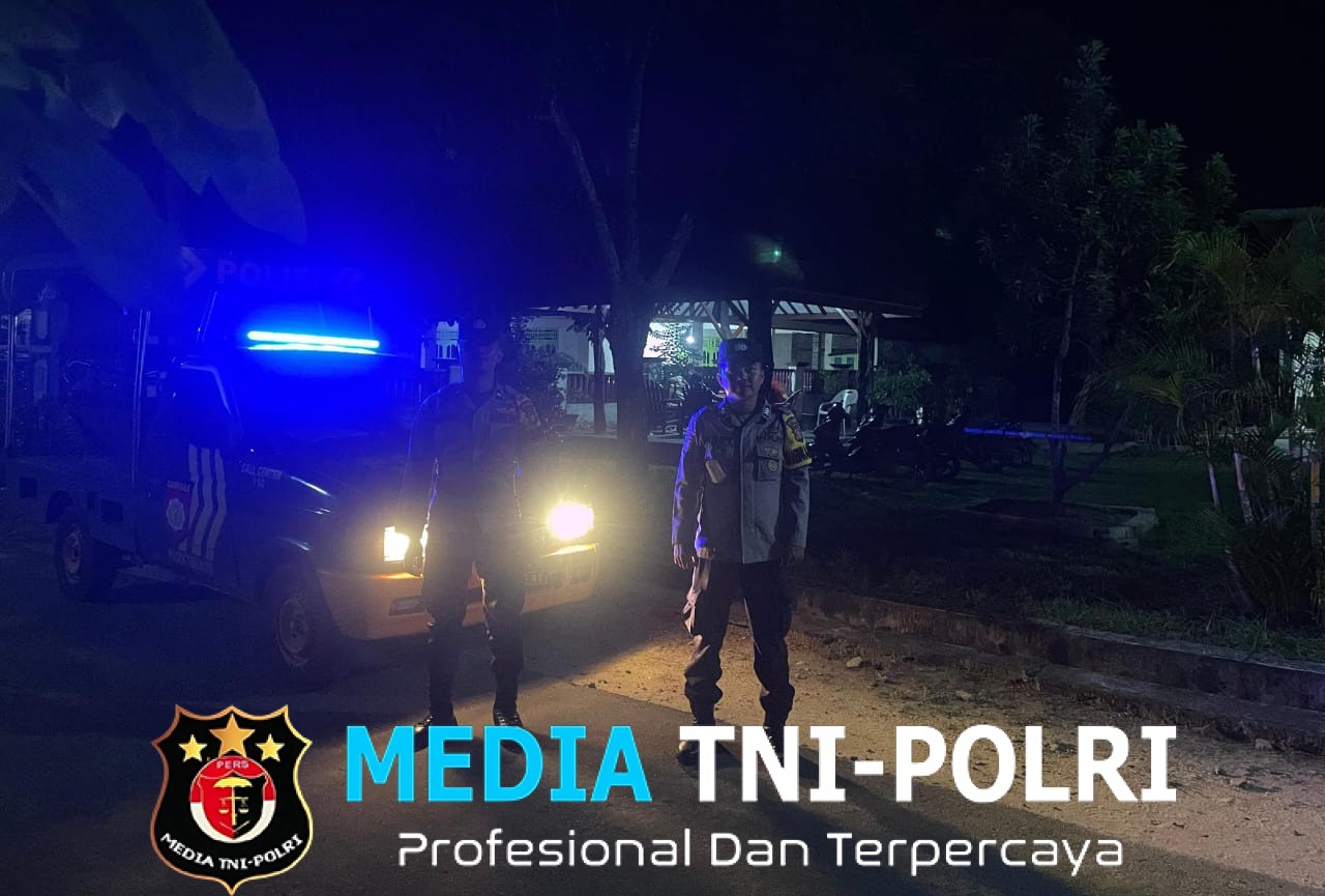 Polsek Tumijajar Laksanakan Patroli Hunting malam hari Pencegahan Tindak Pidana, Ciptakan Situasi Aman dan Kondusif