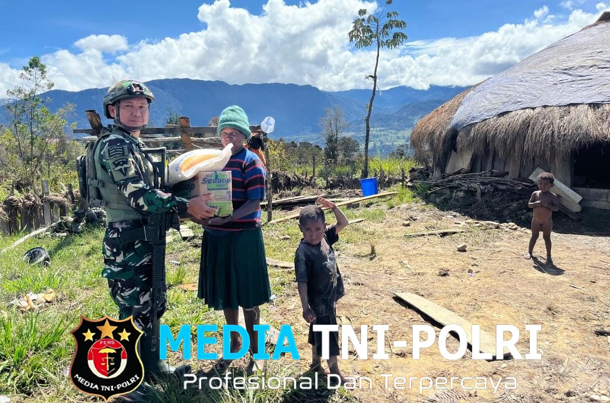 Safari Honai Satgas Yonif 700/WYC di Tanah Koper Beras, Indomie, dan Cinta yang Tak Pernah Kering