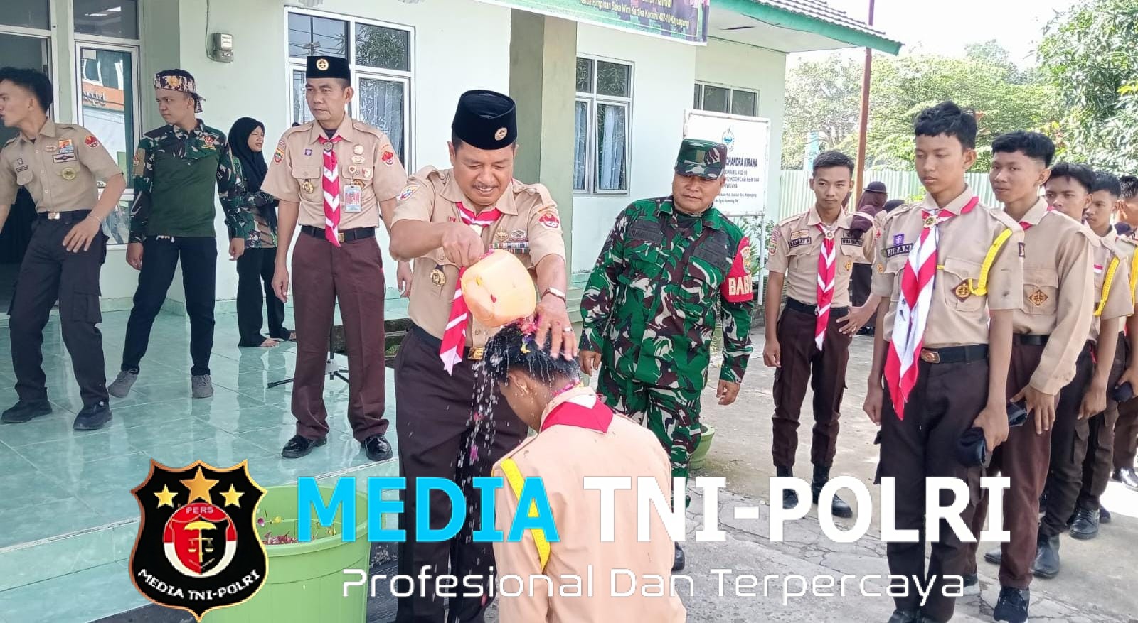 Anggota Baru Saka Wira Kartika Koramil 402-10/Kayuagung Resmi Dilantik