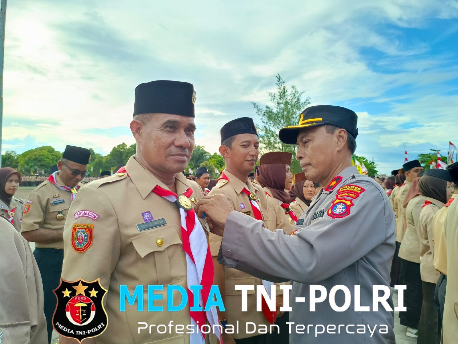 Polres Kotim Mengikuti Pembukaan Kemah Besar Pramuka DiUjung Pandaran